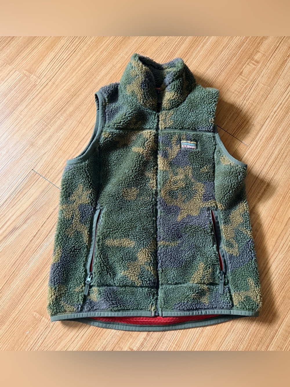 L.L.Bean Vest camouflage size medium